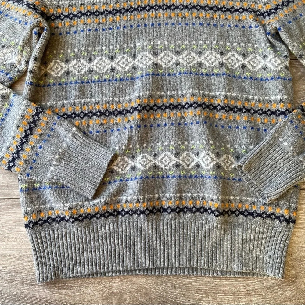 American Eagle Outfitters Fairisle Crew Neck Ugly Sweater - Picture 4 of 11